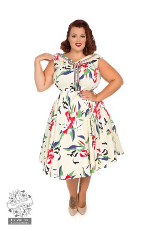Heaps of Leaves Sailor Dress