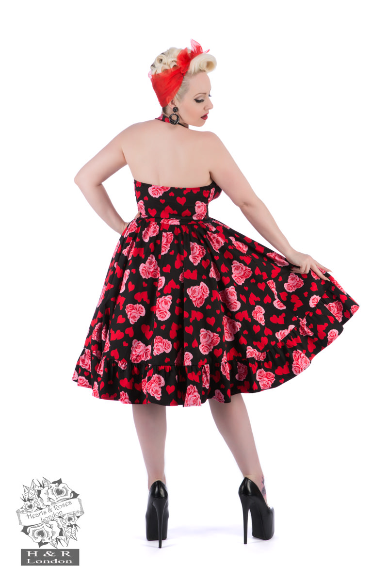 dress hearts Kisses And Cuddles Fanned Tulle Dress main image 1