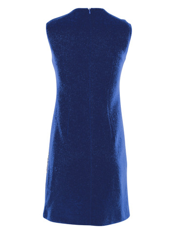 Blue A-line Dress