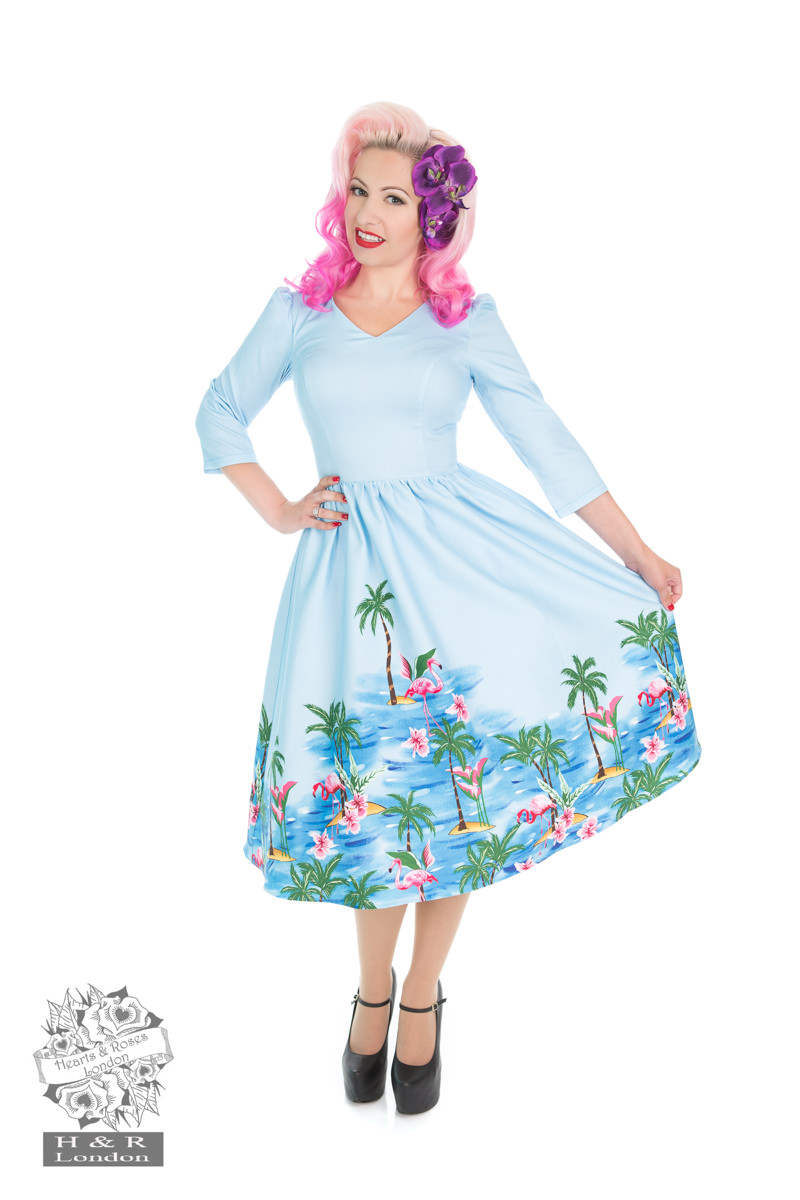 Playa Flamingo Dress