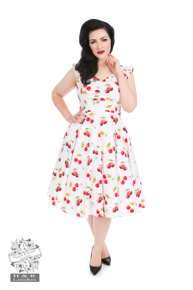 Sweet Cherries Swing Dress