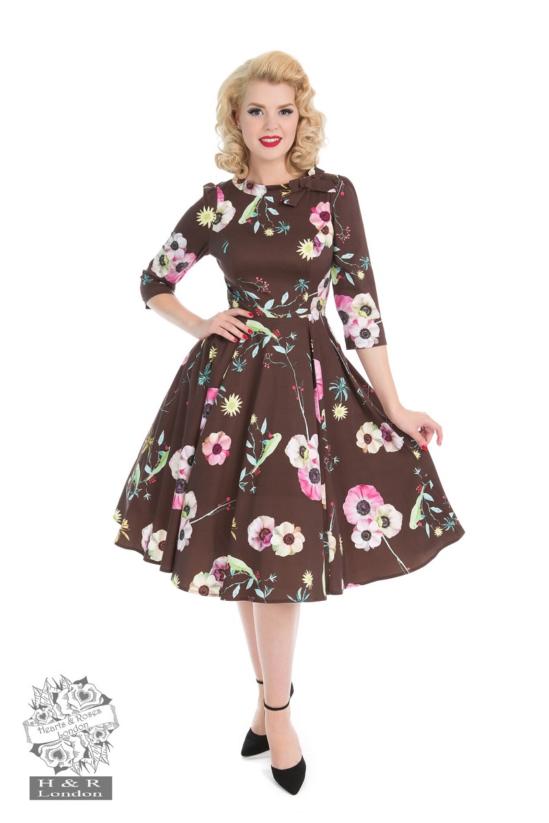 Chocolate Poppy Dress