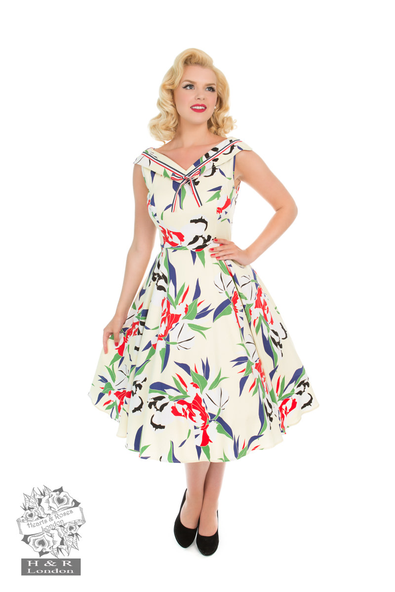 Heaps of Leaves Sailor Dress