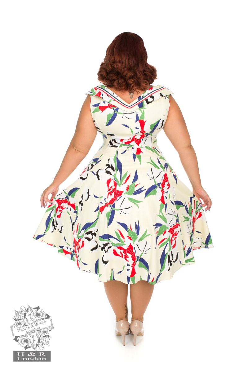 Heaps of Leaves Sailor Dress