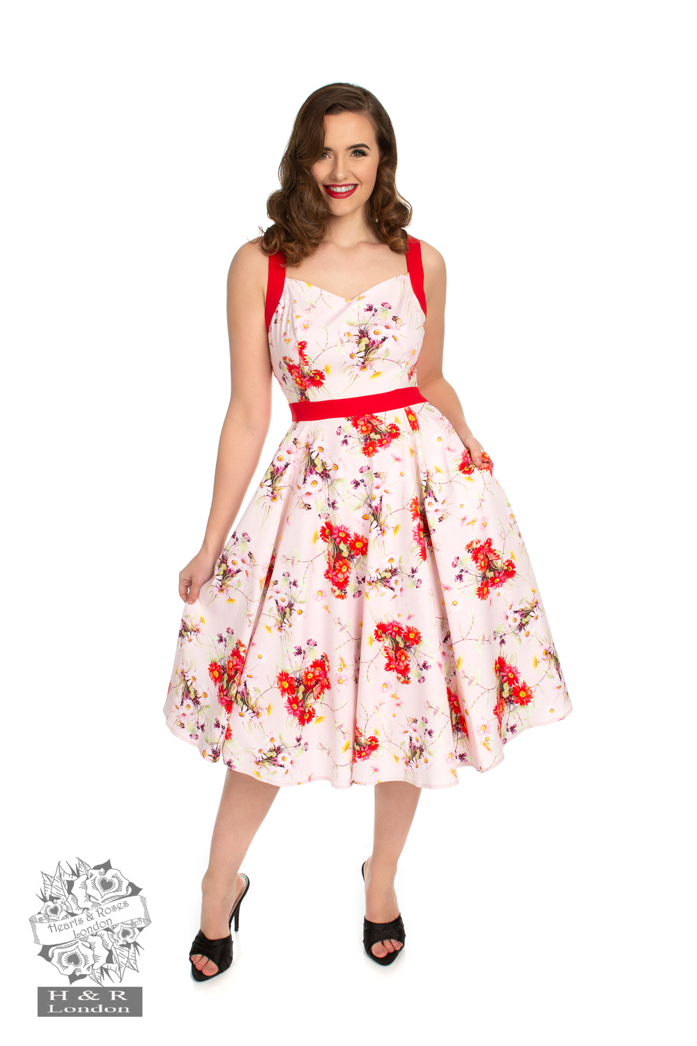 Deborah Floral Swing Dress