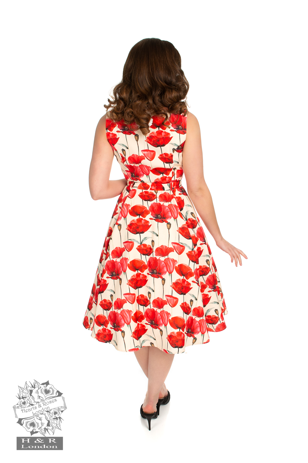 Sweet Poppy Swing Dress