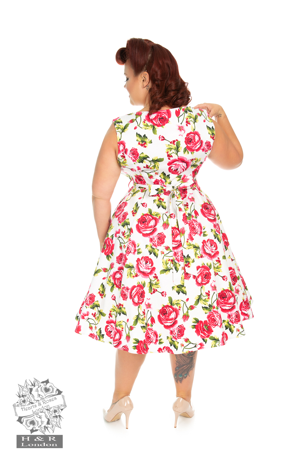 Sweet Rose Swing Dress