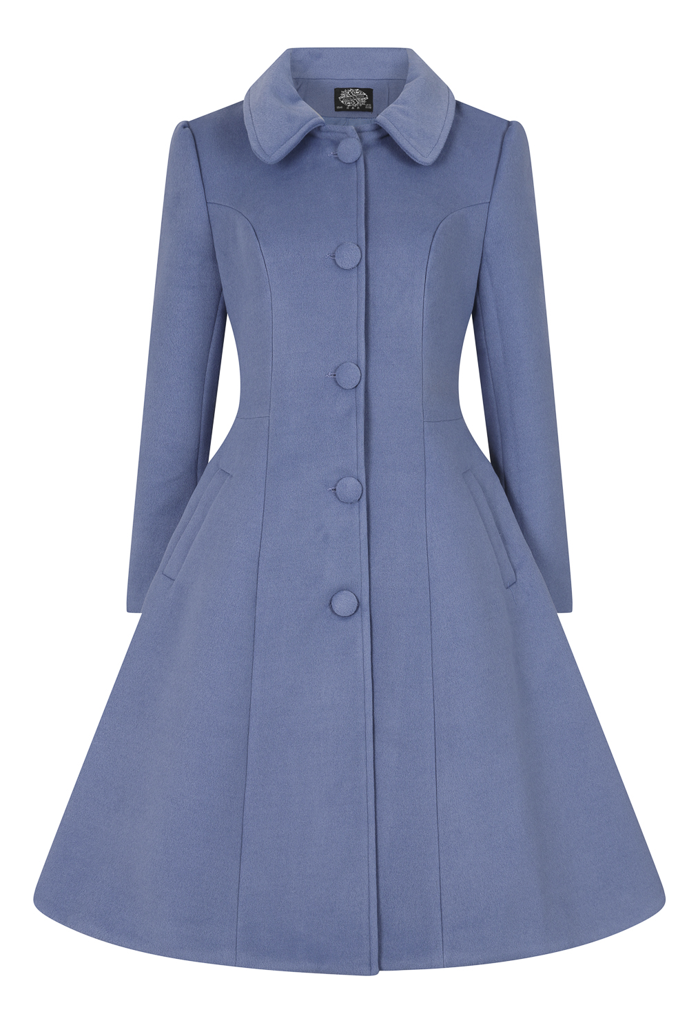 blue swing coat