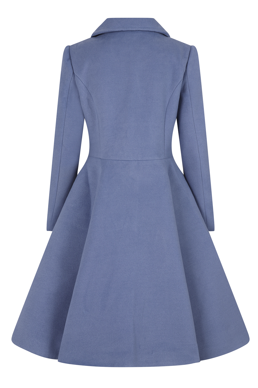 blue swing coat