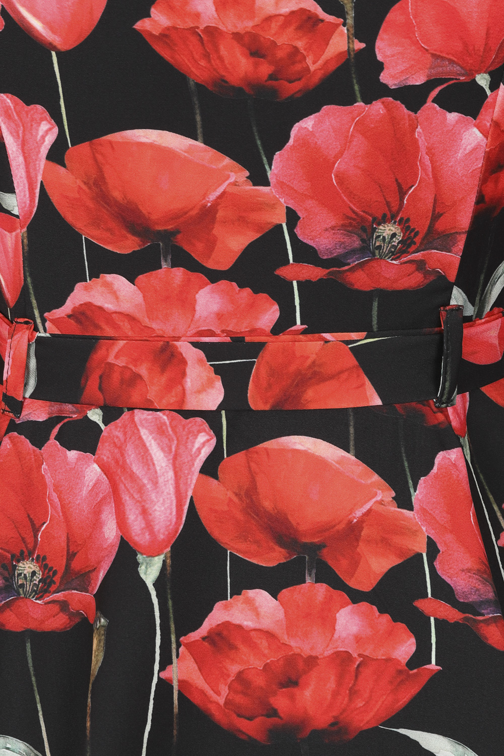 black and red poppy dress Long Black Poppy Formal Dress: Mac Duggal 56181 Poppy Multi / 2