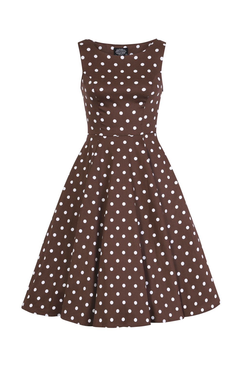 chocolate brown swing dress SALE-The Perfect Piko 3/4 Sleeve Swing Dress-Dark Brown Medium / Dark Brown