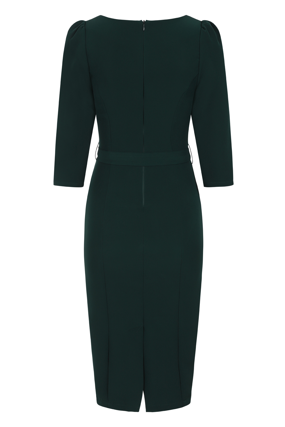 green emerald velvet dress 1950s inspired sparkle swing dress in emerald green – La Novale Atelier main image 1