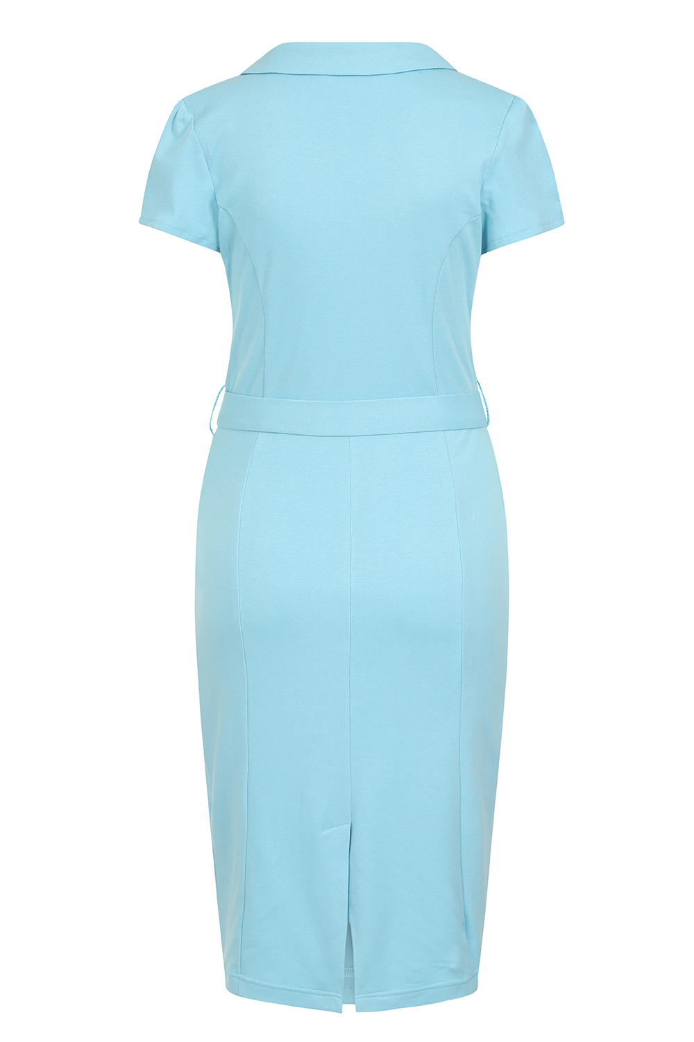 blue dress or gold original THE WRAP TENNIS DRESS in BLUE Tweed BLUE Tweed Jacquard / 2023RES443 BTJ / 1