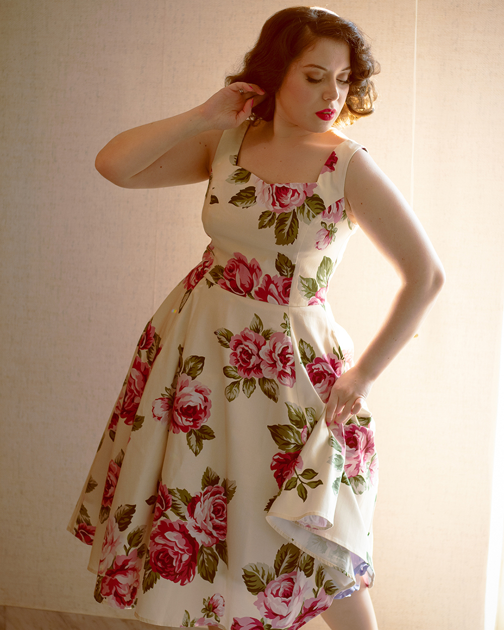 Frances Floral Swing Dress