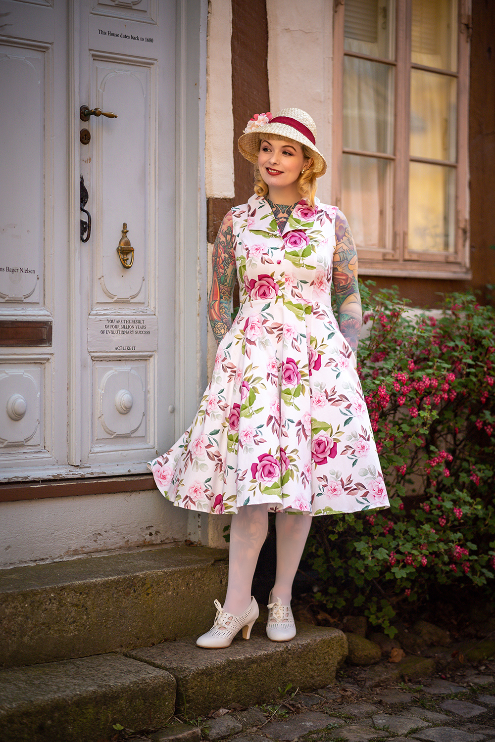 Darla Floral Swing Dress