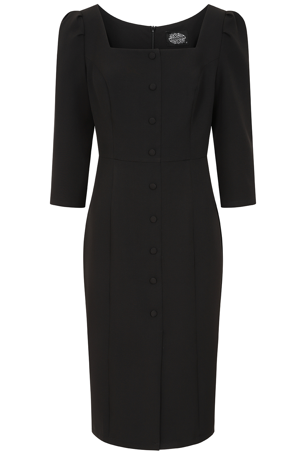 chinese dress ladies June Dress Black/White – KATAKOMB main image 0