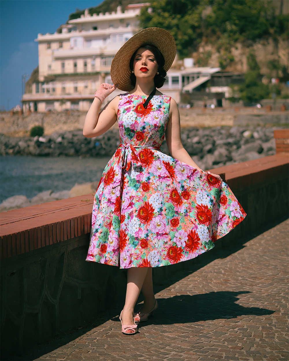 Casey Floral Swing Dress