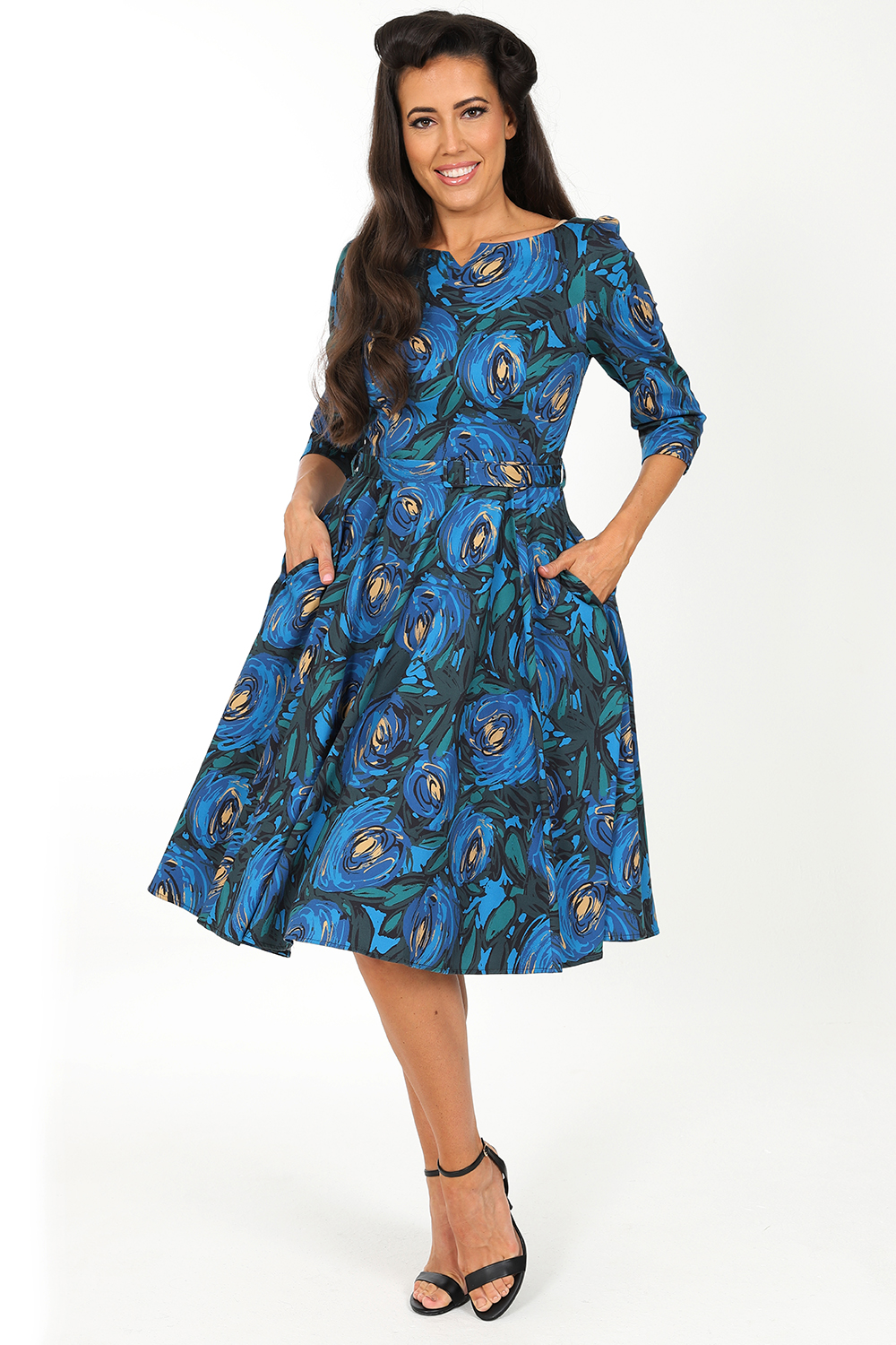 Delaney Floral Swing Dress