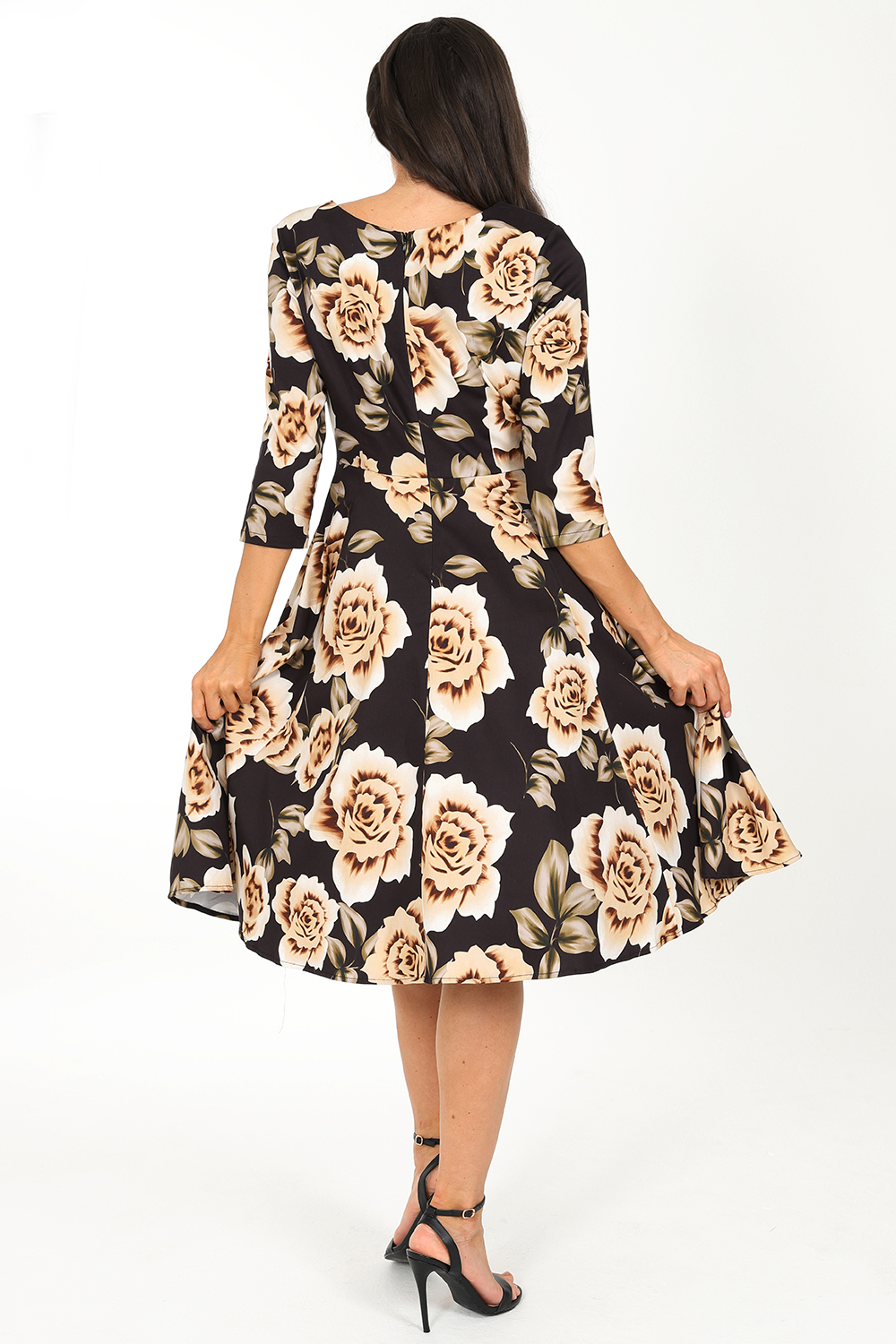 Jasmin Floral Swing Dress