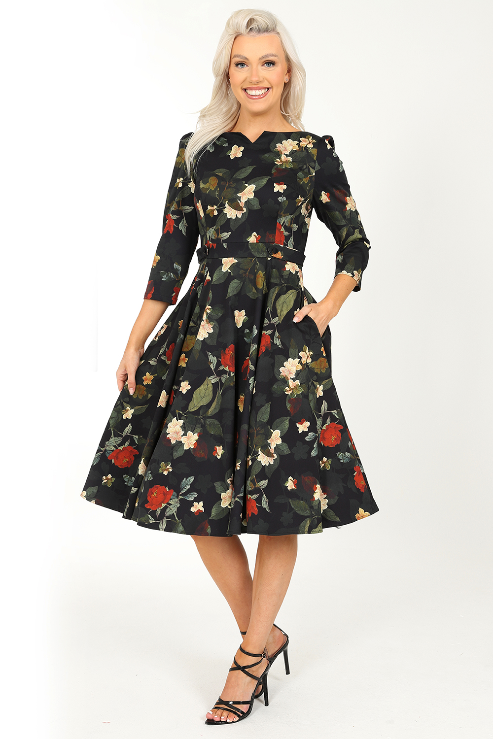 Leia Floral Swing Dress