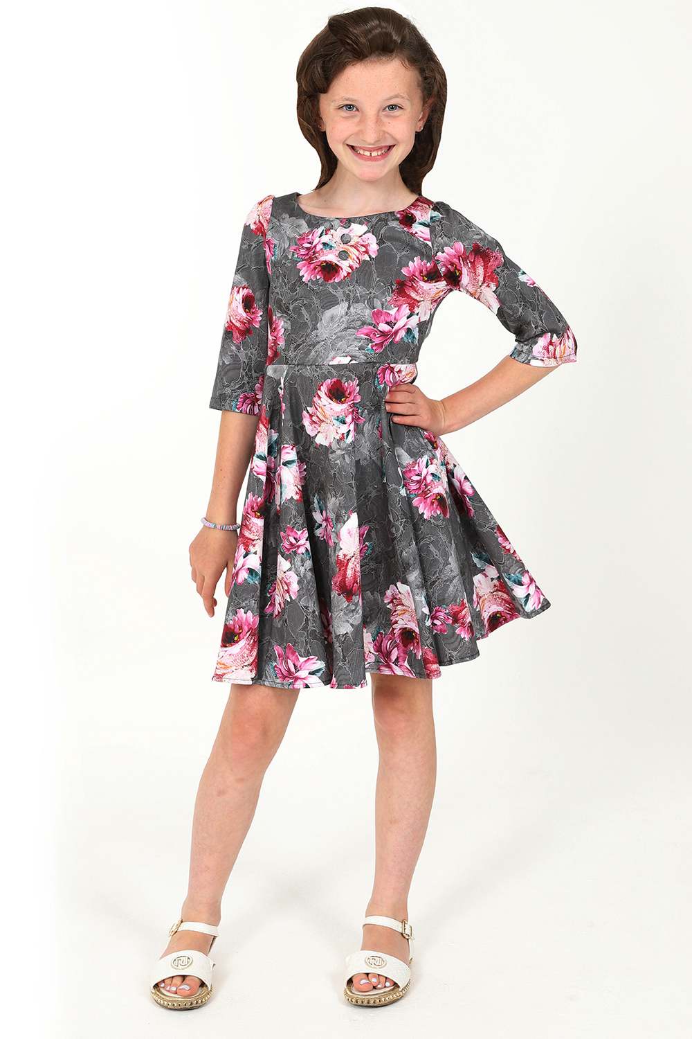 Harriet Floral Swing Dress in Kids