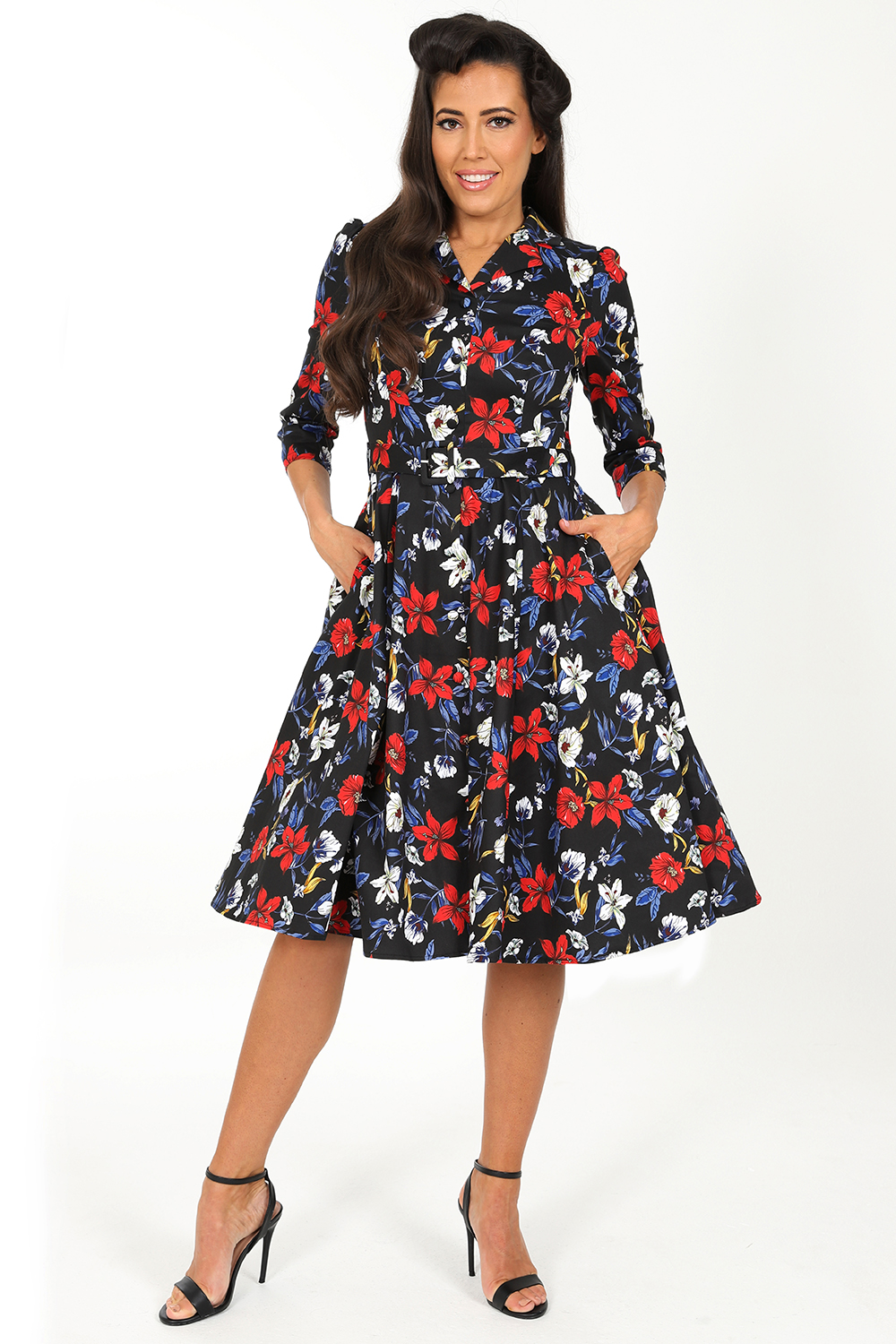 Milly Floral Swing Dress