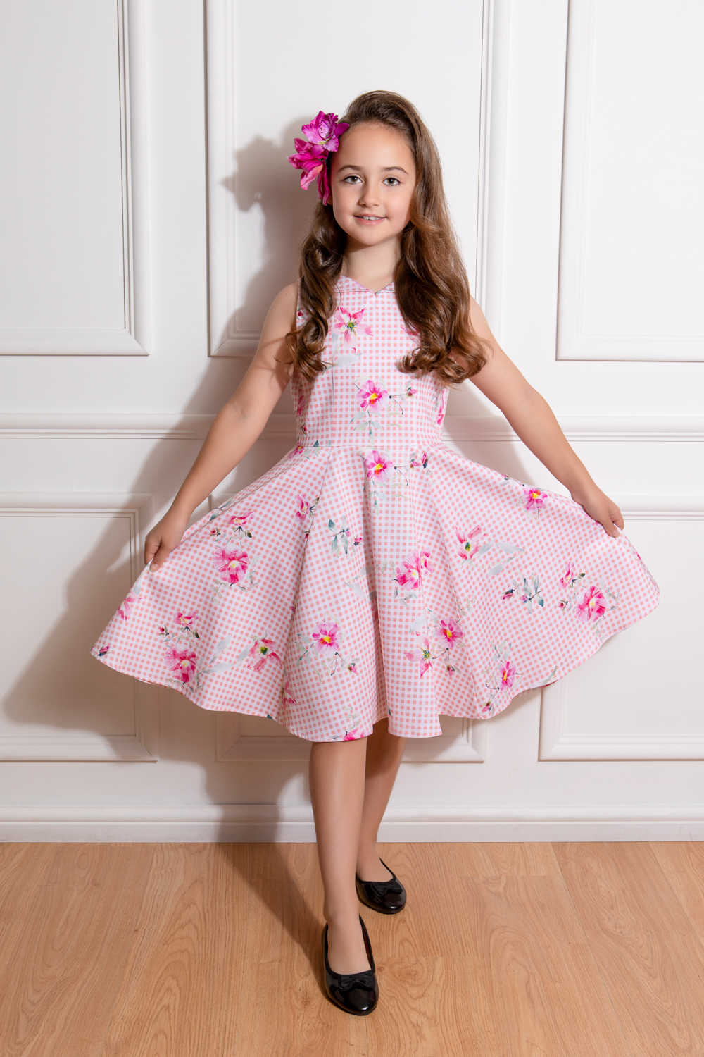 Catherine Floral Swing Dress in Kids