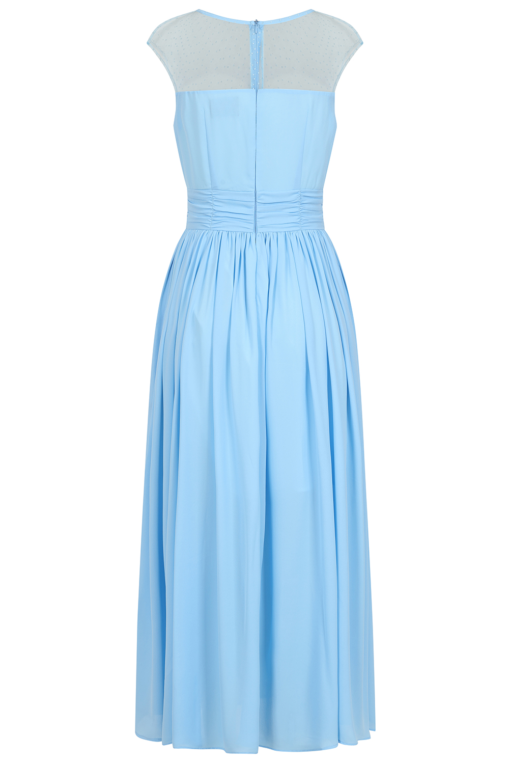 Pippa Sky Blue Bridesmaid Dress in Blue - Hearts & Roses London