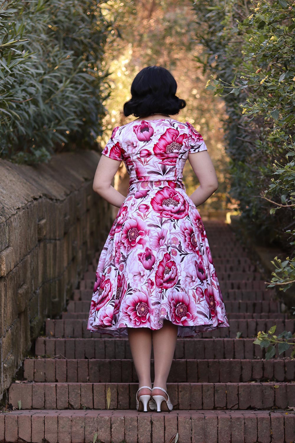 Camille Floral Swing Dress