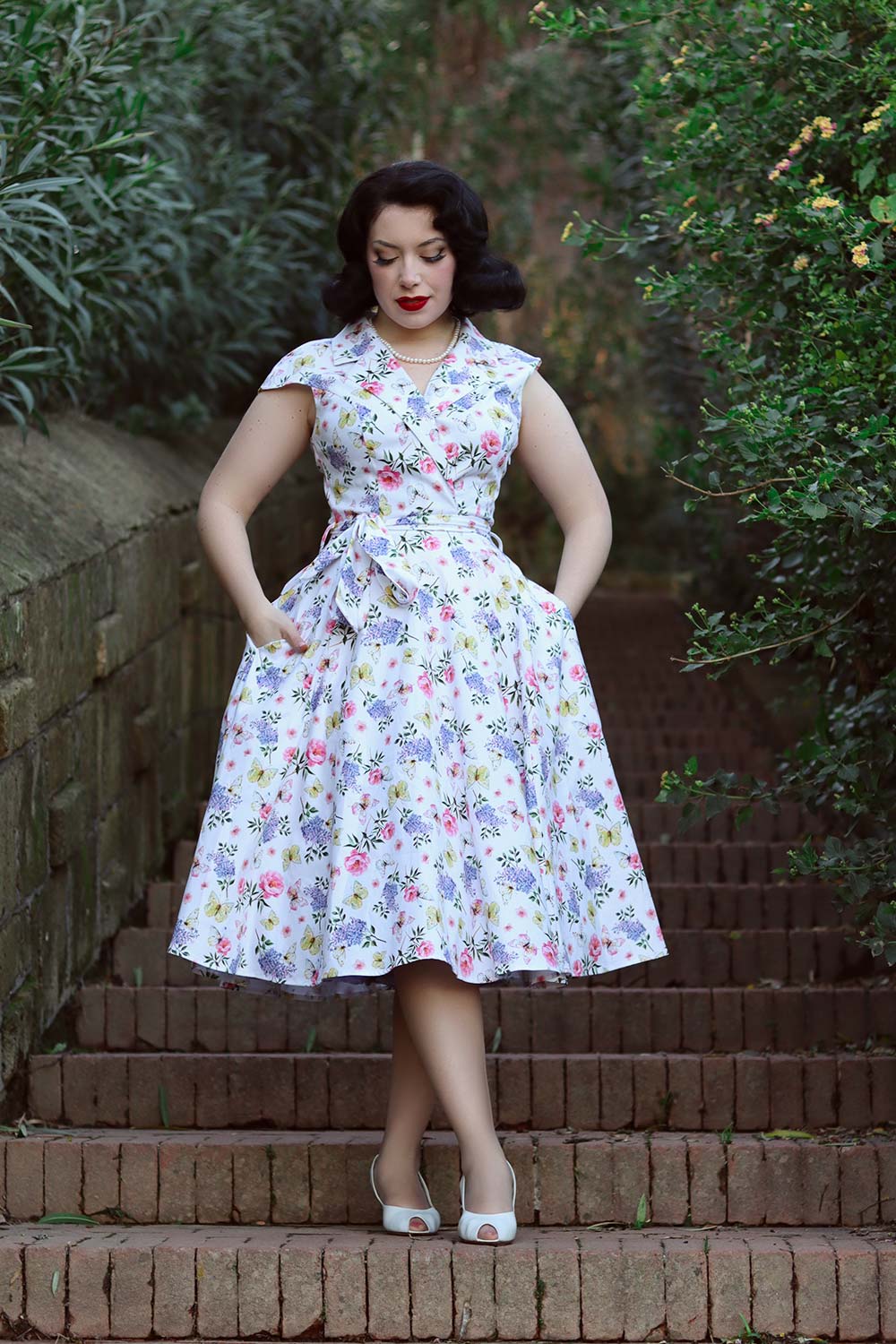 Zoey Floral Swing Dress