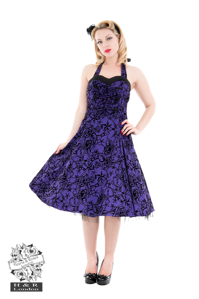 lavender taffeta dress