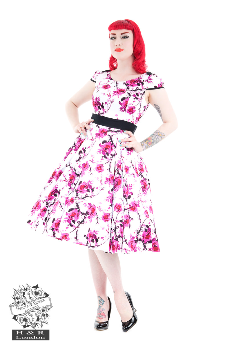Pink Floral Summer Dresses