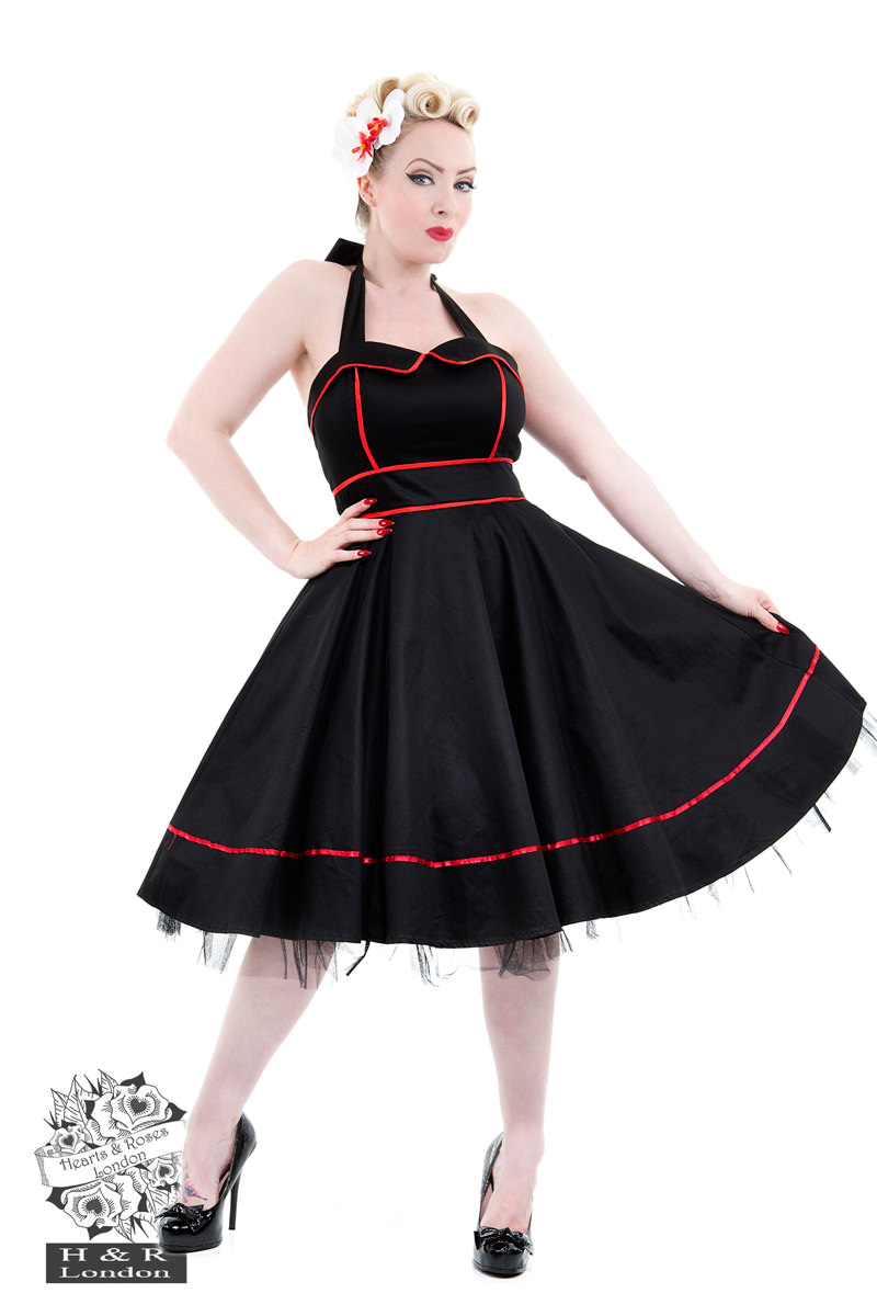 womens black evening dress Velvi - Yvette Corset Gown - Black - Final Sale main image 0