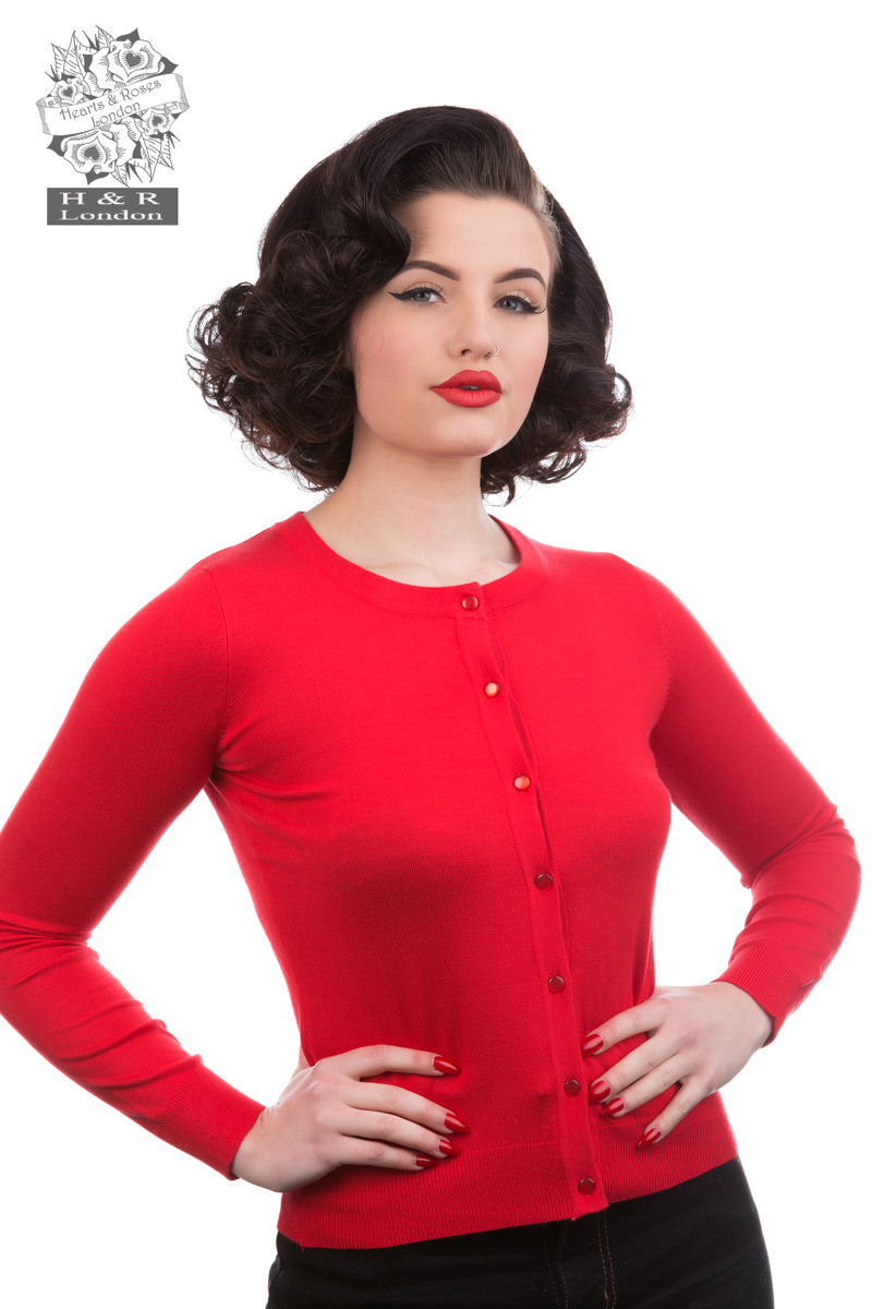 Centifolia Rose Shrug In Red