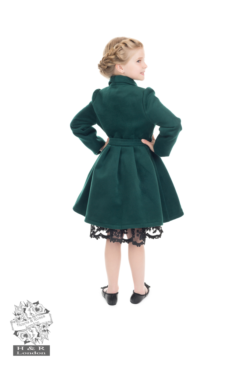 Green Vintage Swing Coat