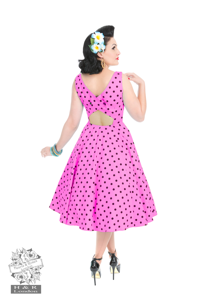 Rhiannon Swing Dress In Raspberry
