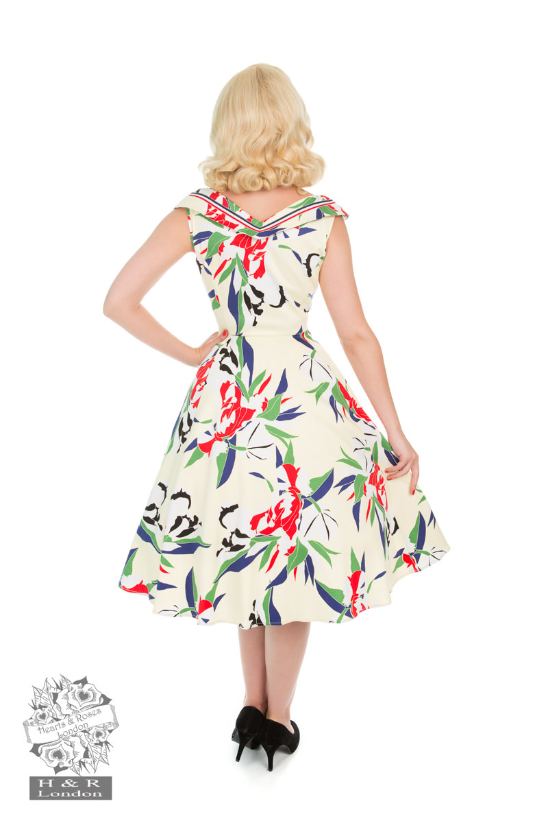 Heaps of Leaves Sailor Dress