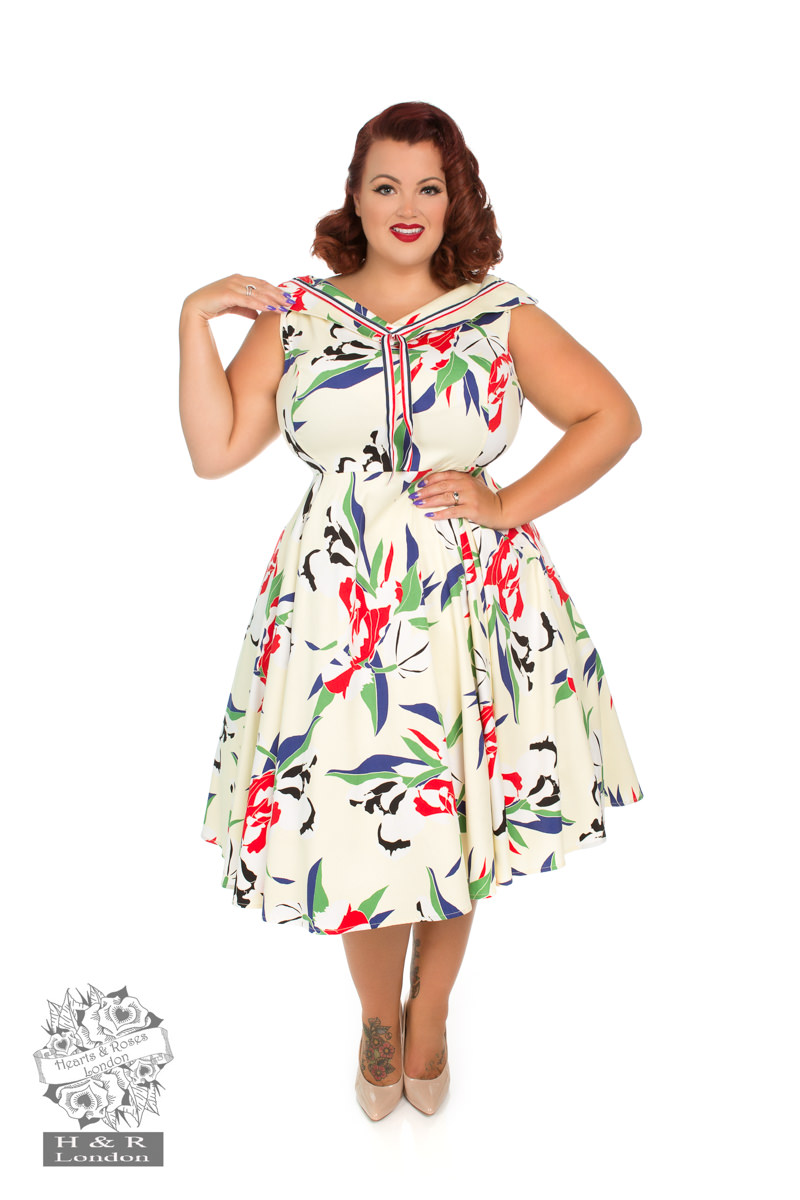 Heaps of Leaves Sailor Dress