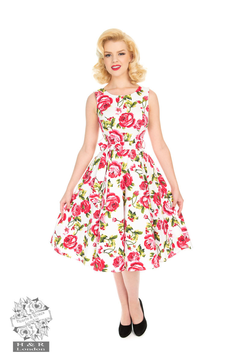 rose swing dress