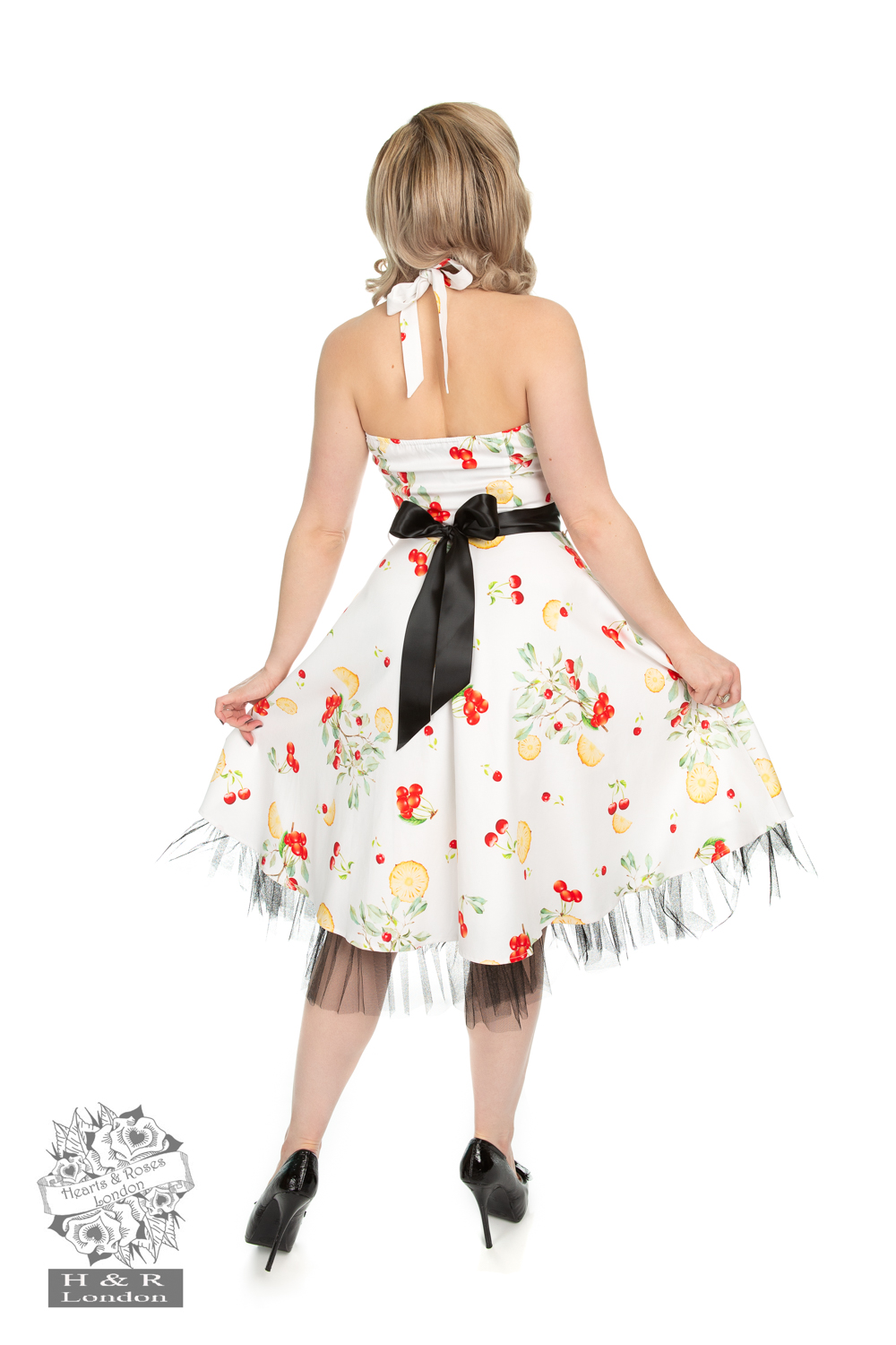 Pineapple and Cherries Swing Dress