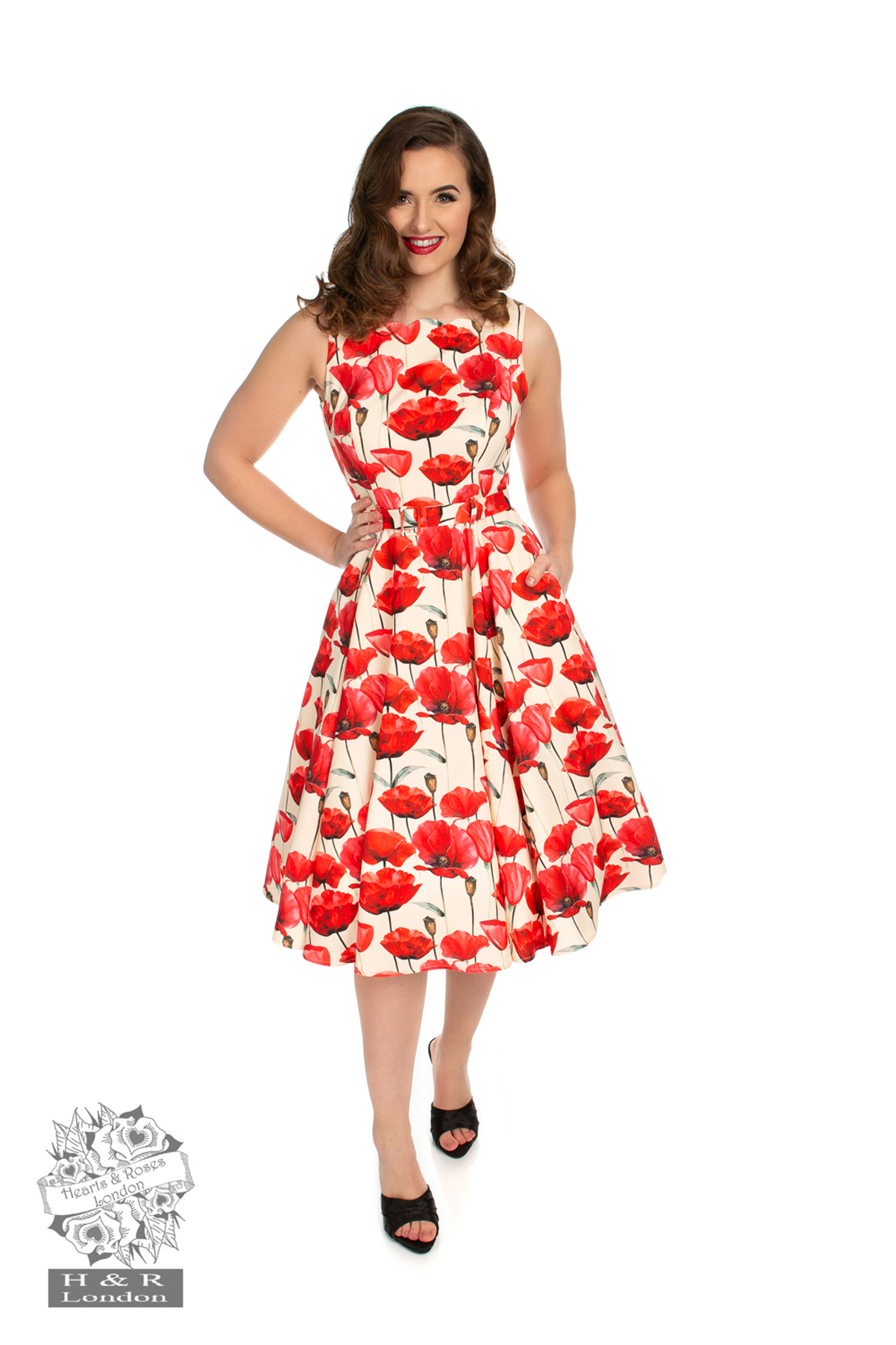 Cathy Floral Swing Dress