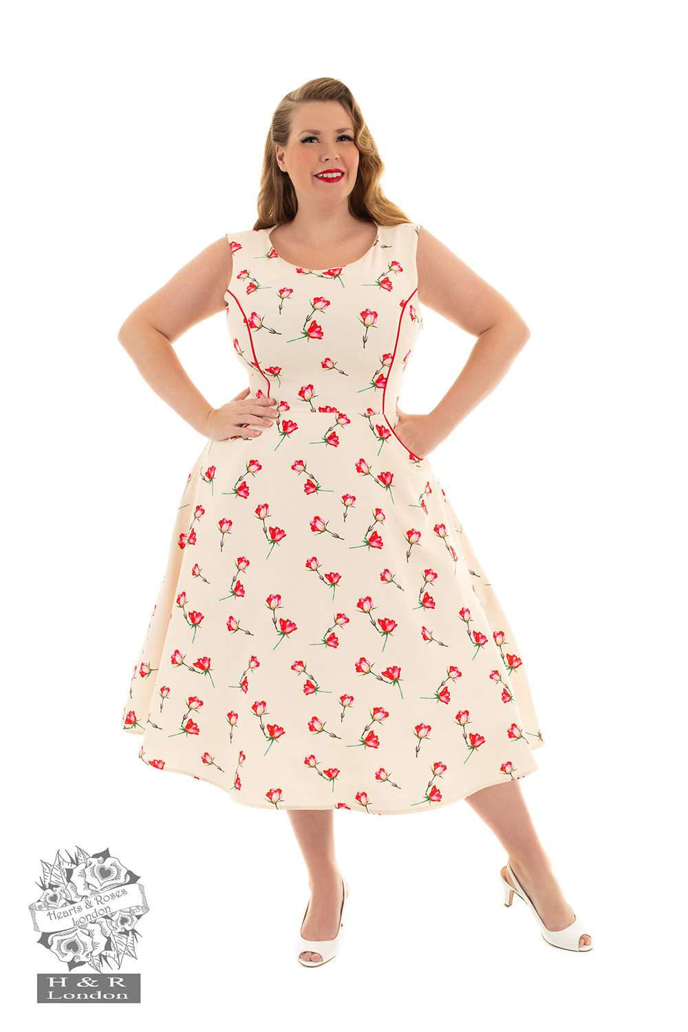 hearts and roses dress sale