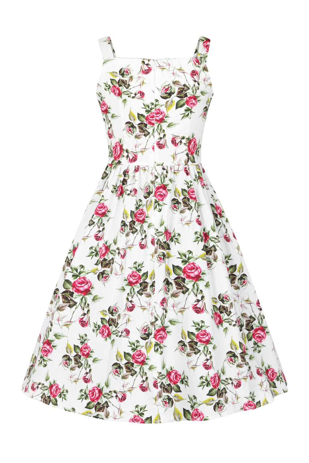 Fleur Swing Dress in Cream - Hearts & Roses London