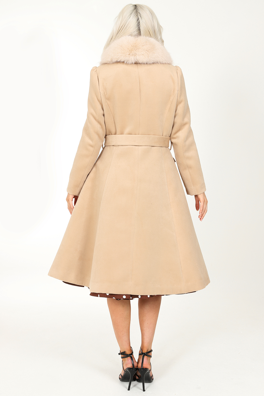 Matilda Swing Coat in Beige