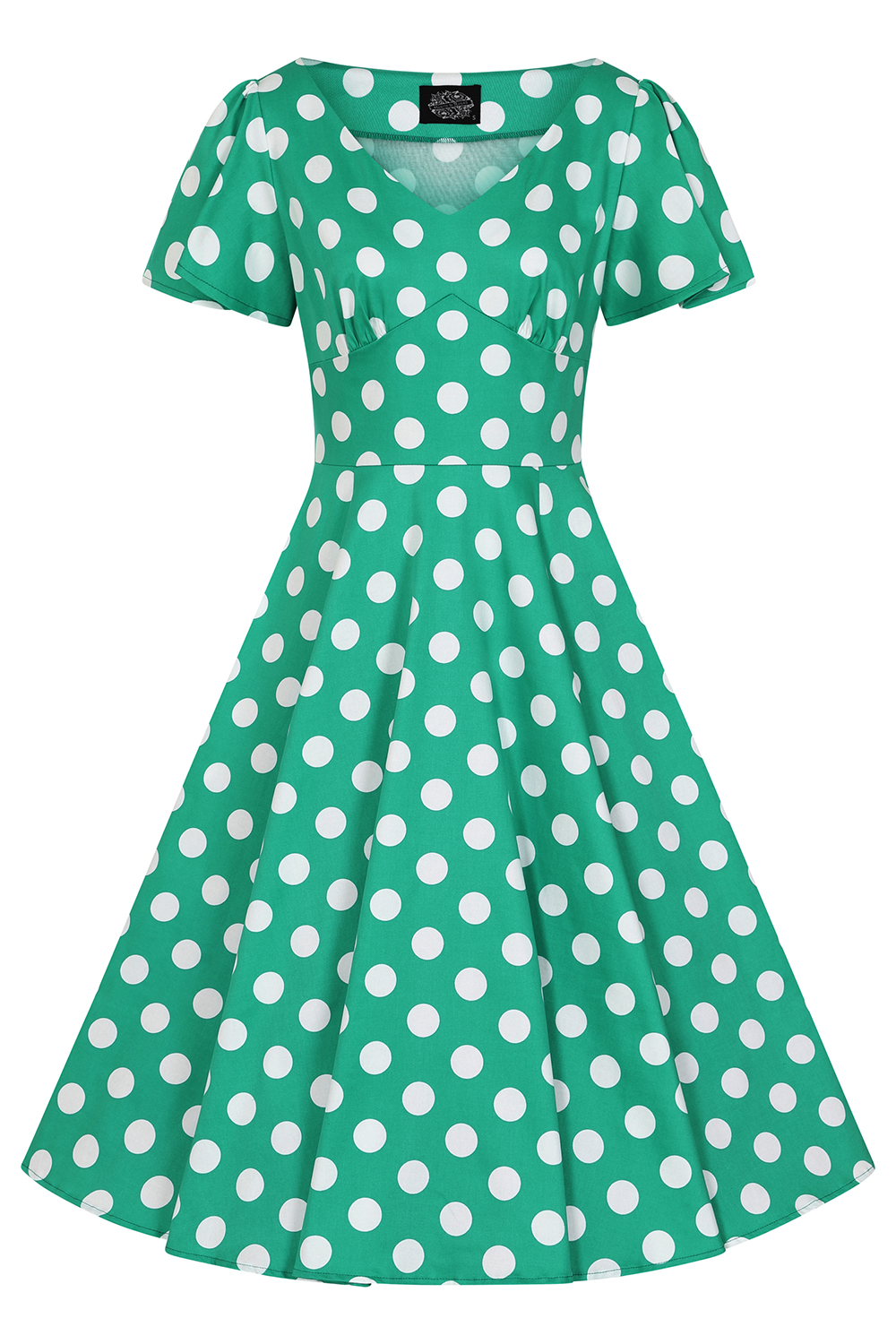 1950s Retro Swing Dress - Teal