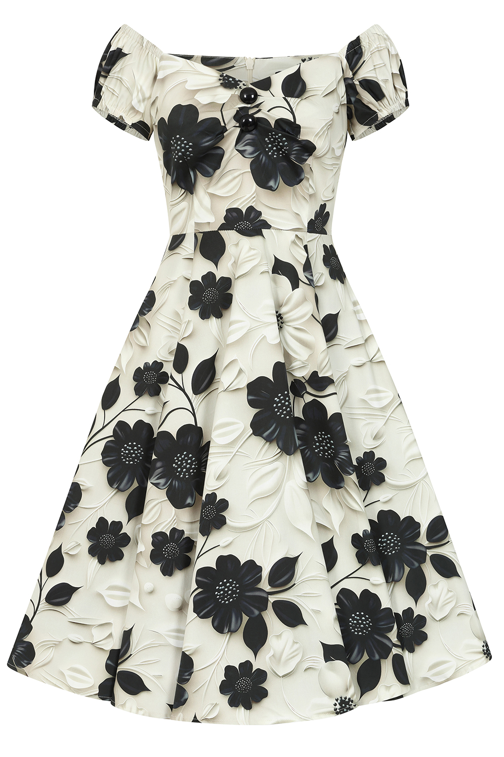 Taylor Floral Swing Dress - Hearts & Roses London