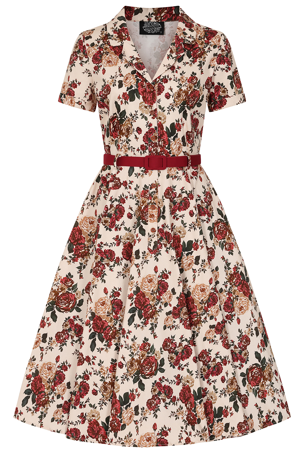 Autumn Rose Swing Dress - Hearts & Roses London